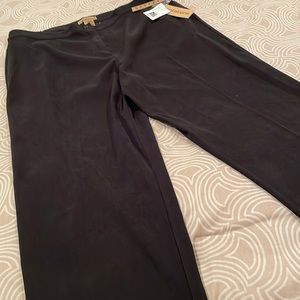 NWT Notations pants, black, soft feel, polyester blend, XL